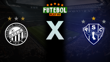 Assistir Operário-PR x Paysandu ao vivo online 19/04/2025