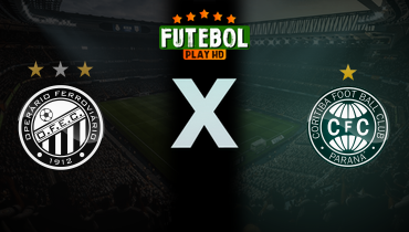 Assistir Operário-PR x Coritiba ao vivo online 14/02/2026