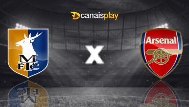 Assistir Mansfield Town x Arsenal ao vivo online 07/03/2026