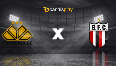 Assistir Criciúma x Botafogo-SP ao vivo online 10/04/2026
