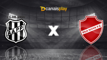 Assistir Ponte Preta x Vila Nova ao vivo online 11/04/2026